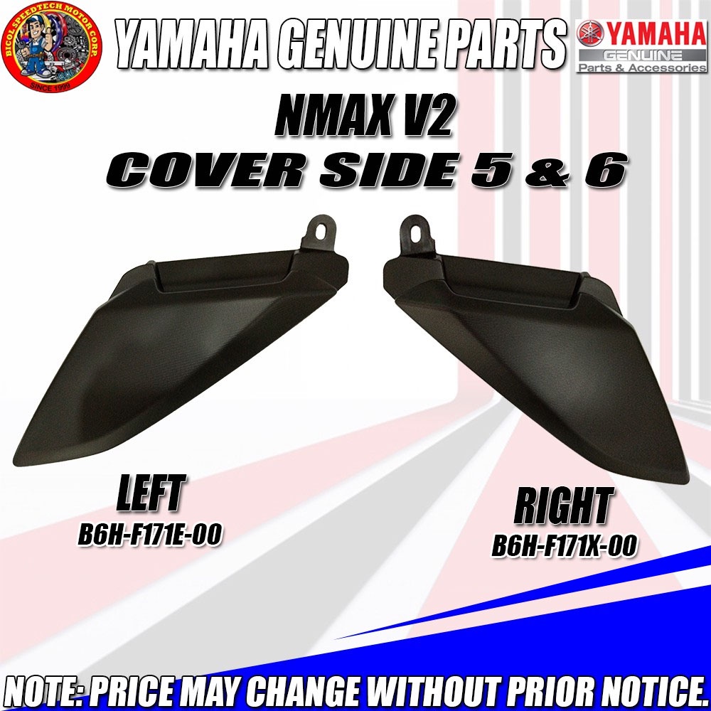 Nmax V2 Cover Side 5 And 6 (ygp) (genuine: Lh- B6h-f171e-00   Rh- B6h 