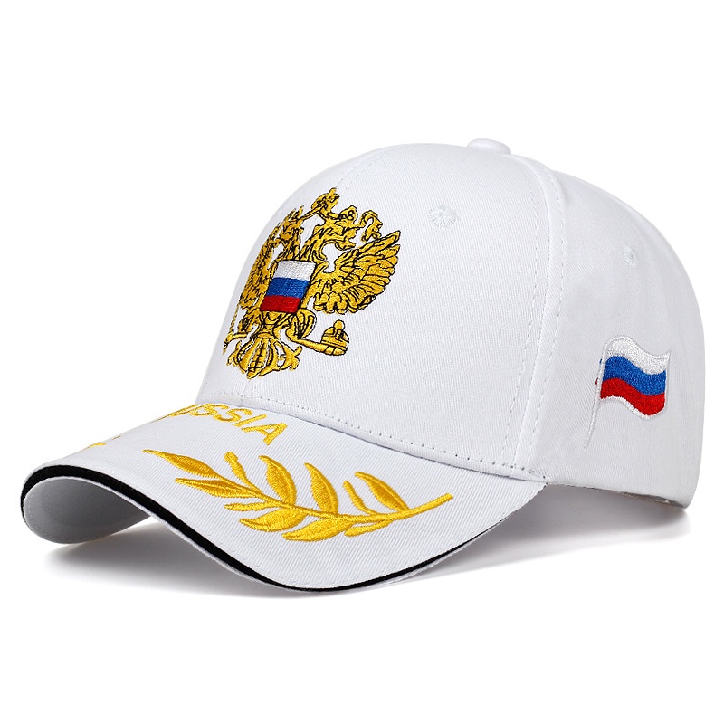Explosive Russian Emblem Flag Embroidered Baseball Cap Outdoor Sports ...