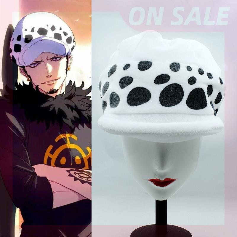 Hot♝Halloween Anime Trafalgar Law Hat Cosplay Costumes Unisex White