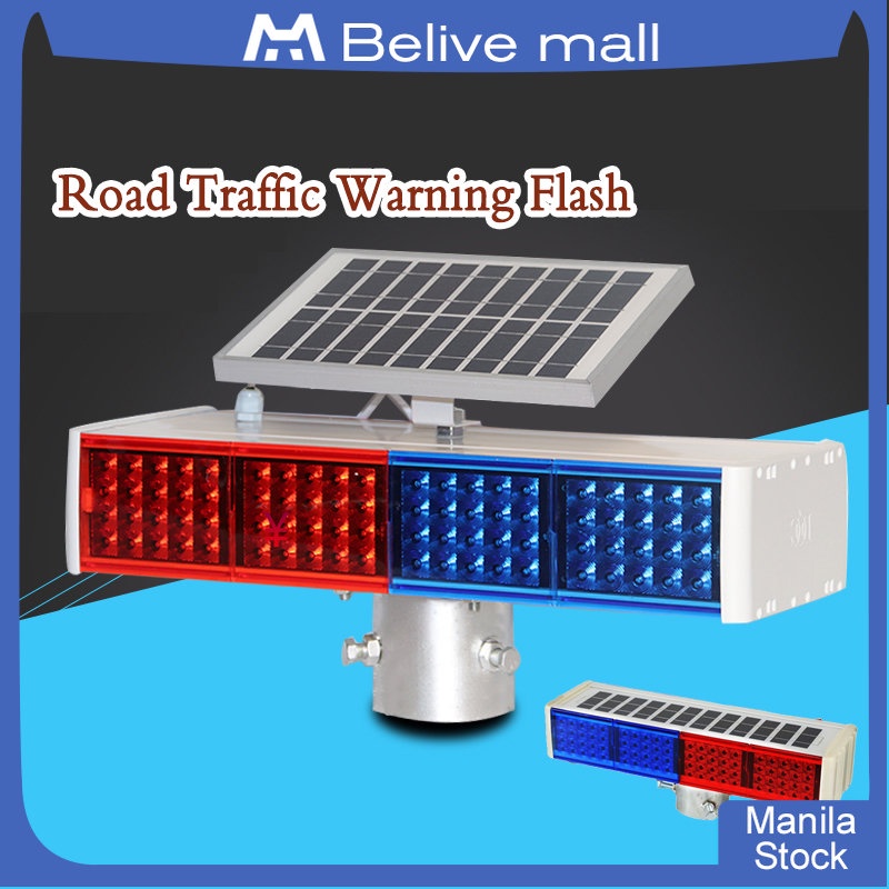 Traffic Solar Warning Strobe Lights Road Traffic Safety Flashing Lights