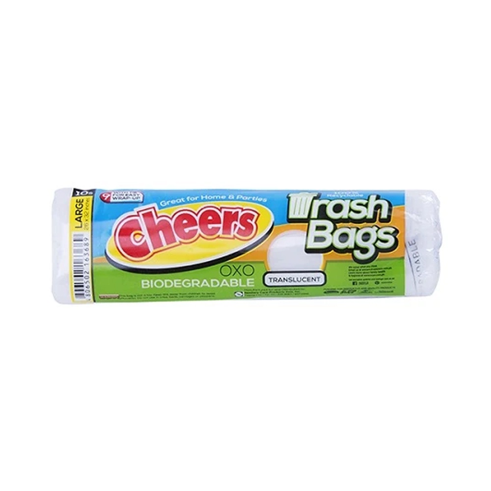 Cheers Trash Bag Translucent 10s 50p | Shopee Philippines