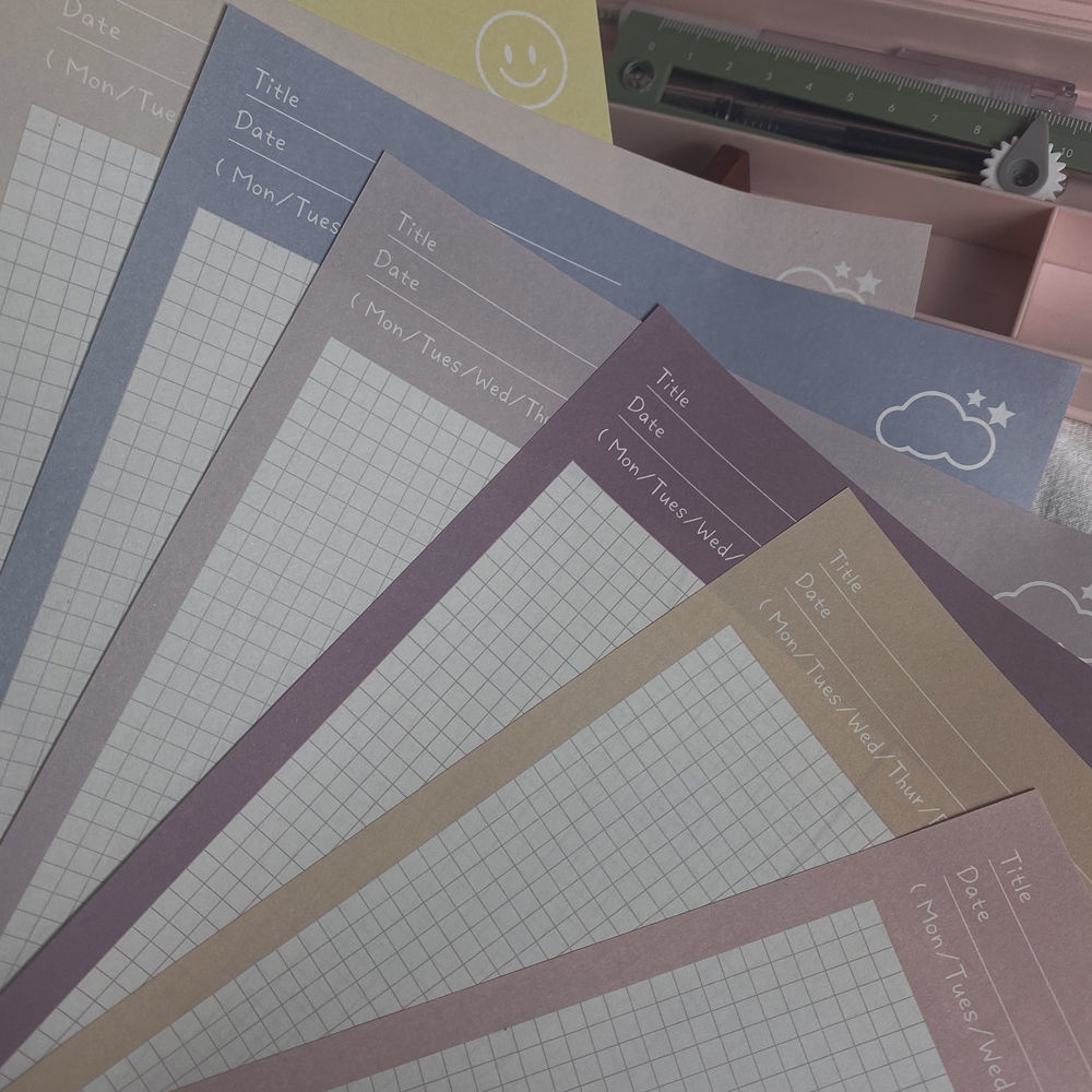 Note Student Tearable B5 Paper Plan Message Memo | Shopee Philippines