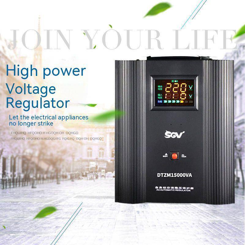 Full automatic singlephase voltage stabilizer 220V air conditioner