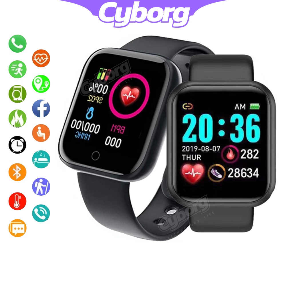 D20 Smart Watch Men Women Wristwatches D20 Smartwatch Electronic Clock ...