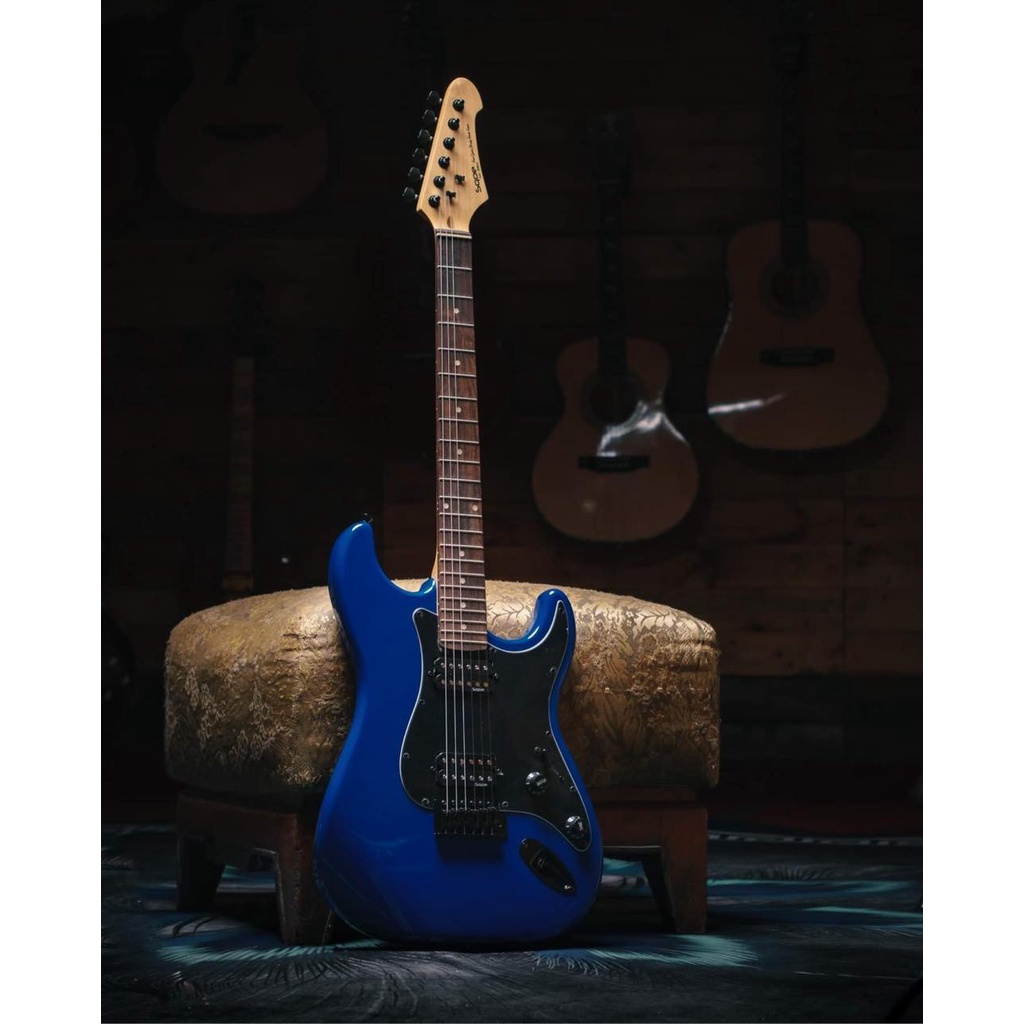 Sqoe Super Stratocaster Electric Guitar (SEST210) Dual Humbucker ...