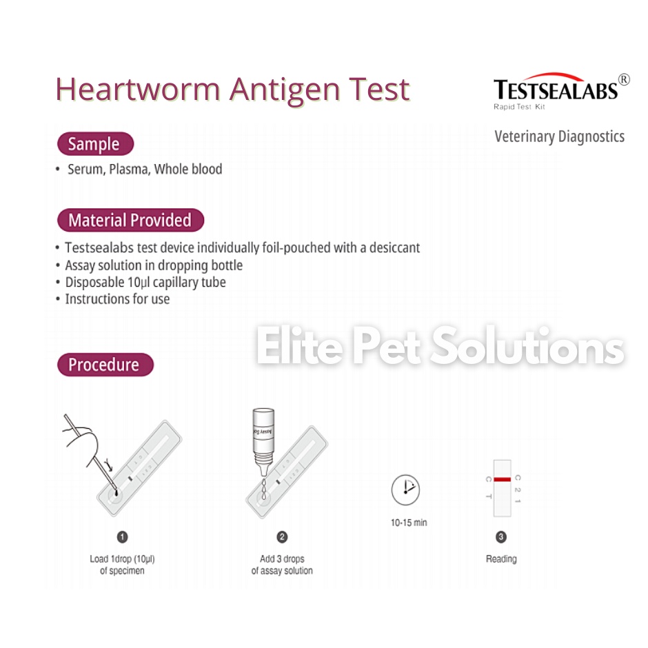 Canine Heartworm test CHW Ag (20 test kits) Shopee Philippines