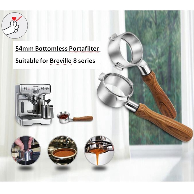 【Ready From PH】54mm Bottomless Portafilter Compatible for Breville  870/875/878/880 Coffee Espresso