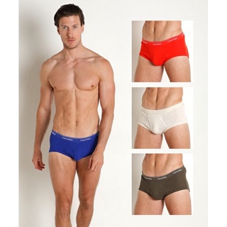 Calvin Klein Classic Men's Underwear 4-Pack Cotton Briefs Calvin Style  NP21720 
