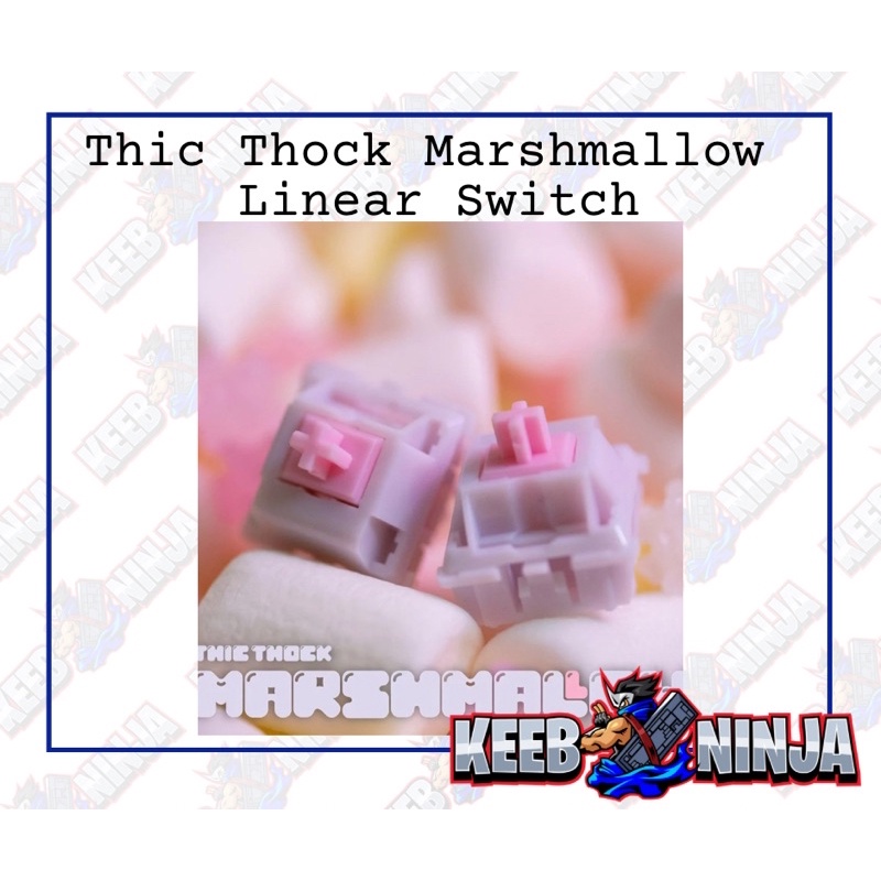 Thic Thock Marshmallow Linear Switch (10 pcs) Shopee Philippines