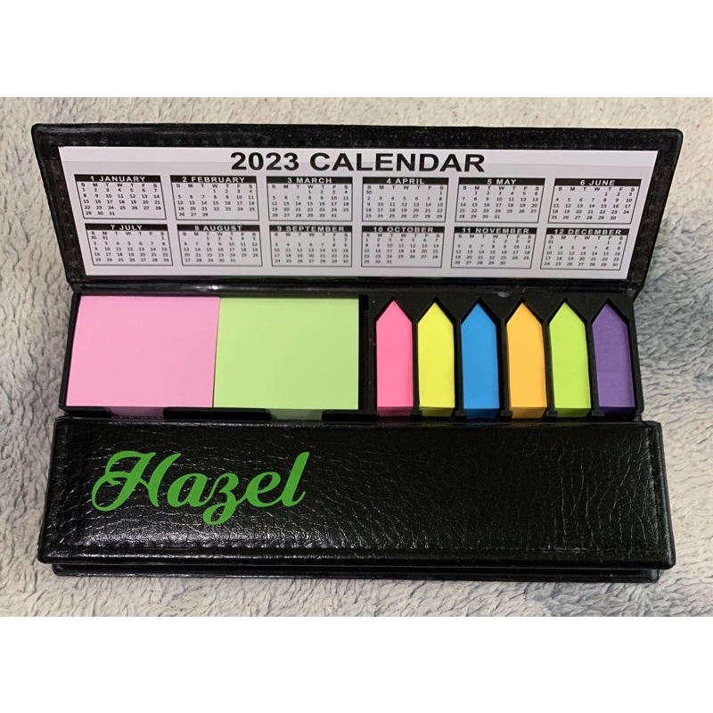 Personalized 2024 Calendar Sticky Note Set With Box Shopee Philippines   Sg 11134201 22120 V2w0m6ueh0kv25