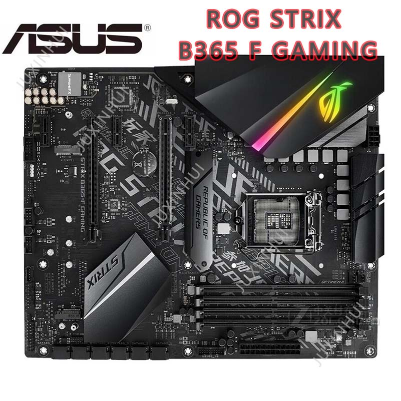 Asus Rog Strix B365 F Gaming Motherboard With Aura Sync Rgb Intel Lga 1151 B365 Atx Used Gaming