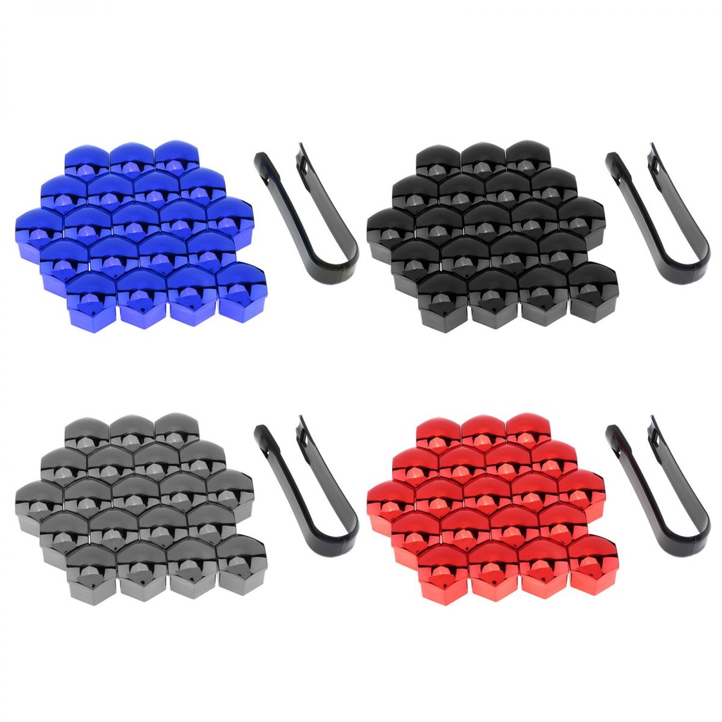 20 Pcs 19mm Anti-Rust Car Wheel Nut Caps Protection Covers Caps ...