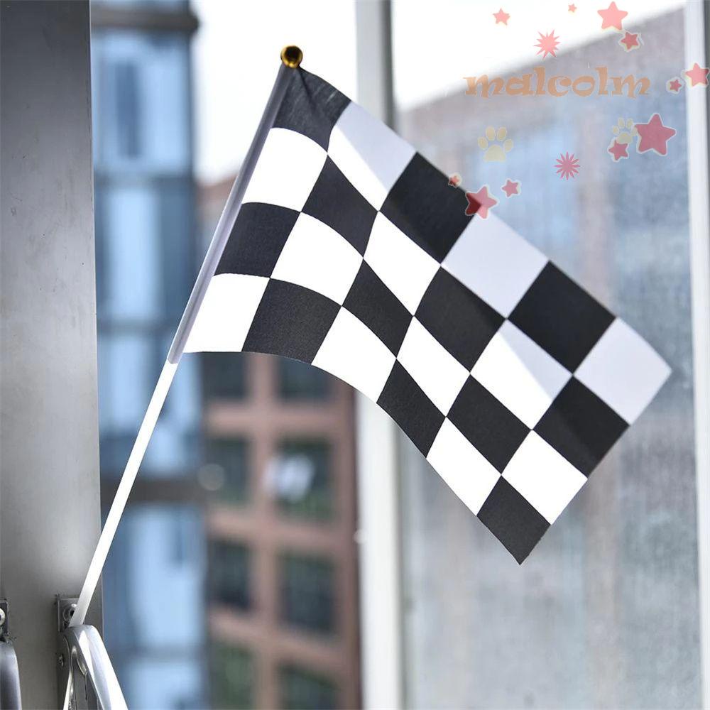 MALCOLM Racing Polyester Flags Signal 10pcs/pack Cheer Race Flag Sport ...