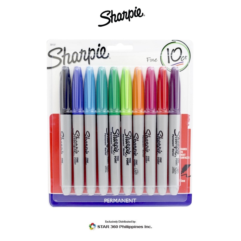 Sharpie Fine Point Marker 10CT | Shopee Philippines
