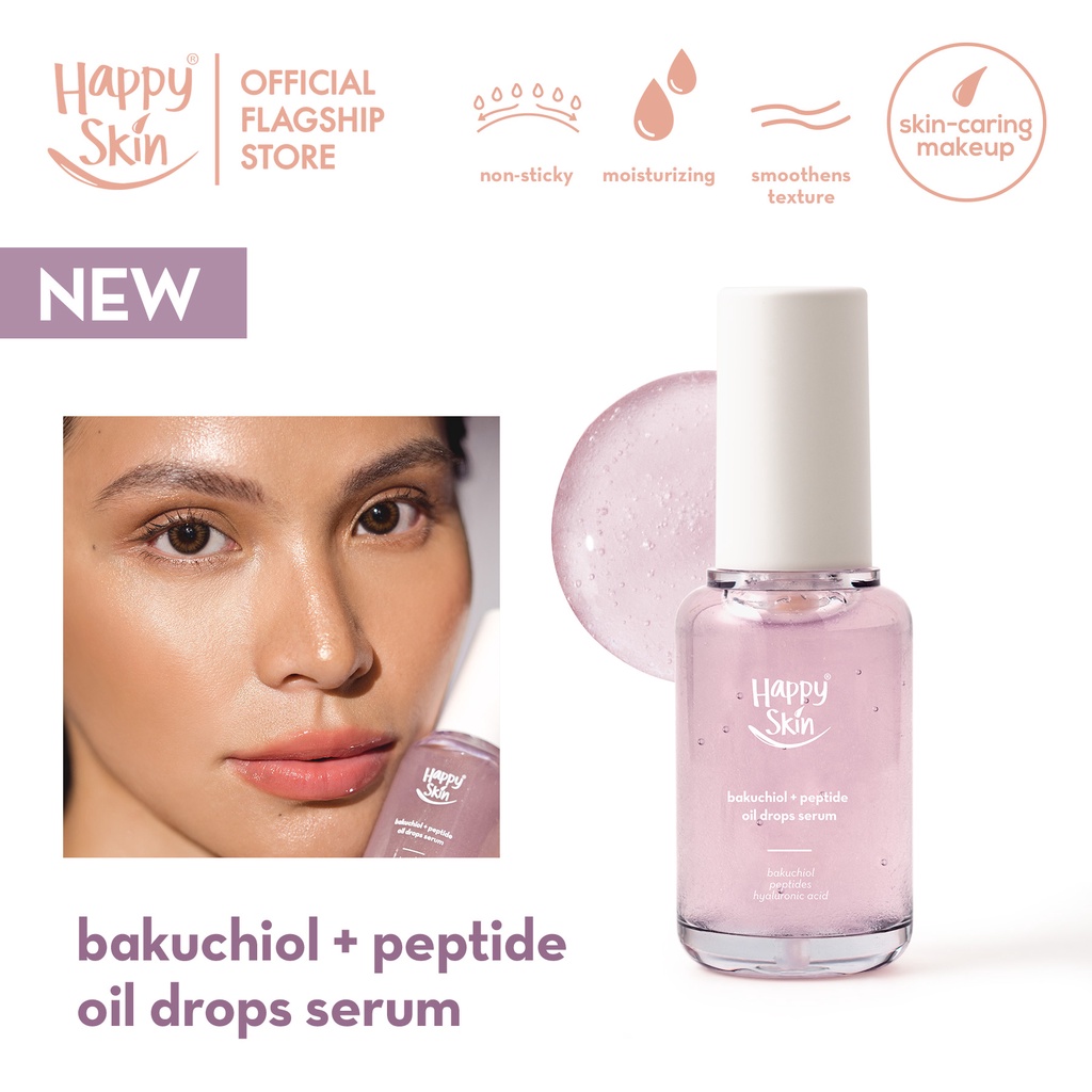 Happy Skin Bakuchiol + Peptide Oil Drops Serum Shopee Philippines