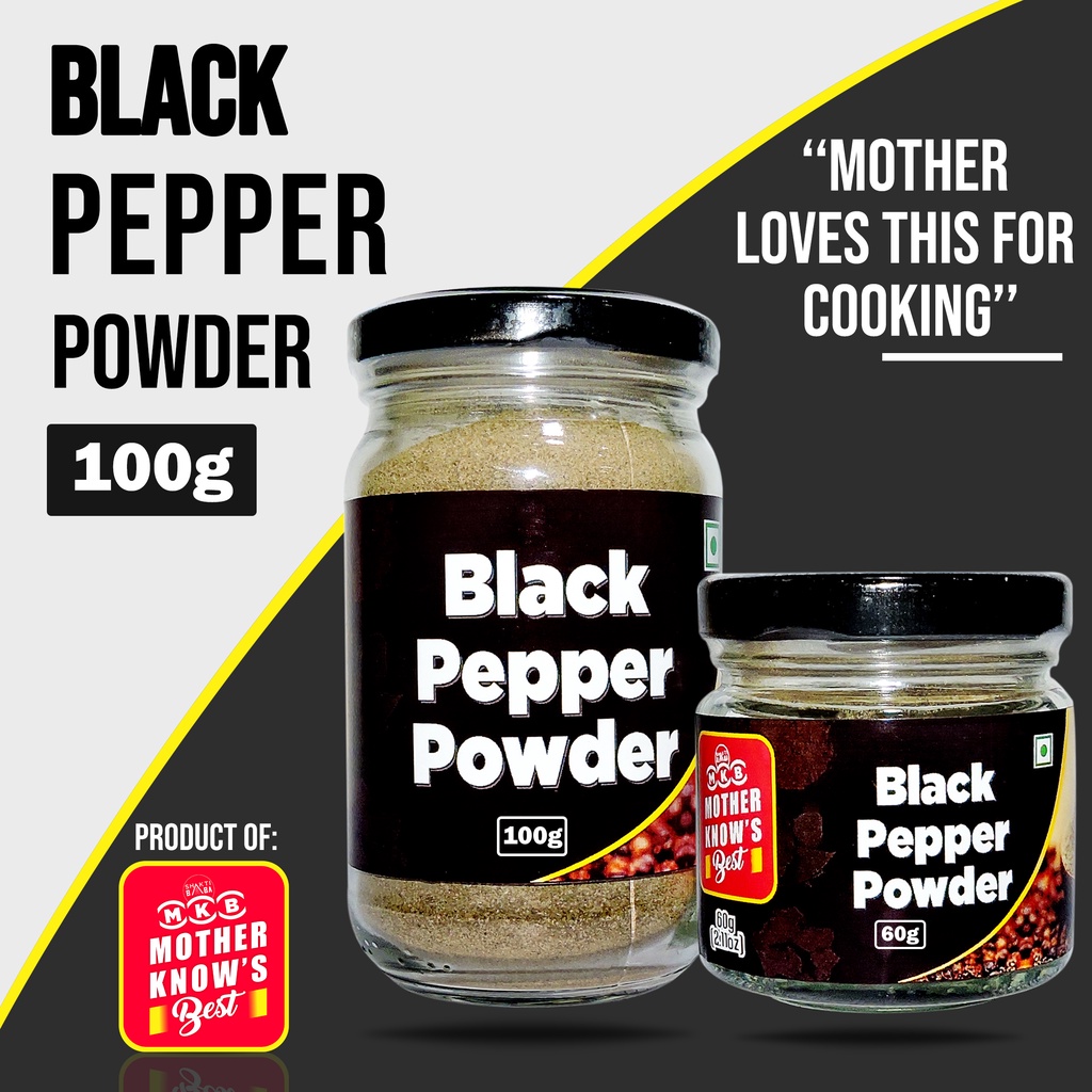 Mother Knows Best Black Pepper Powder 100g (Mother Loves this for ...