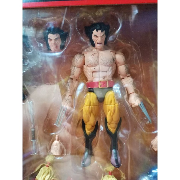 Marvel Legends Wolverine, Omega Red, Callisto, Cyber 5 pack | Shopee