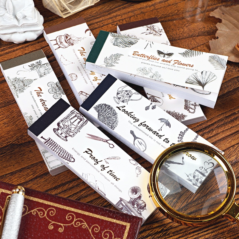 Journamm 40pcs/pack Gilding Craft Vintage Stickers Book DIY ...