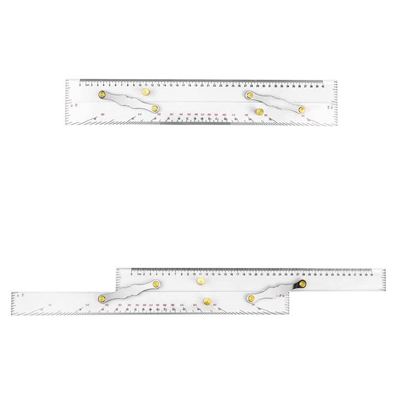 Marine Parallel Ruler Clear Scales, Mapping Points to Pull Parallel ...