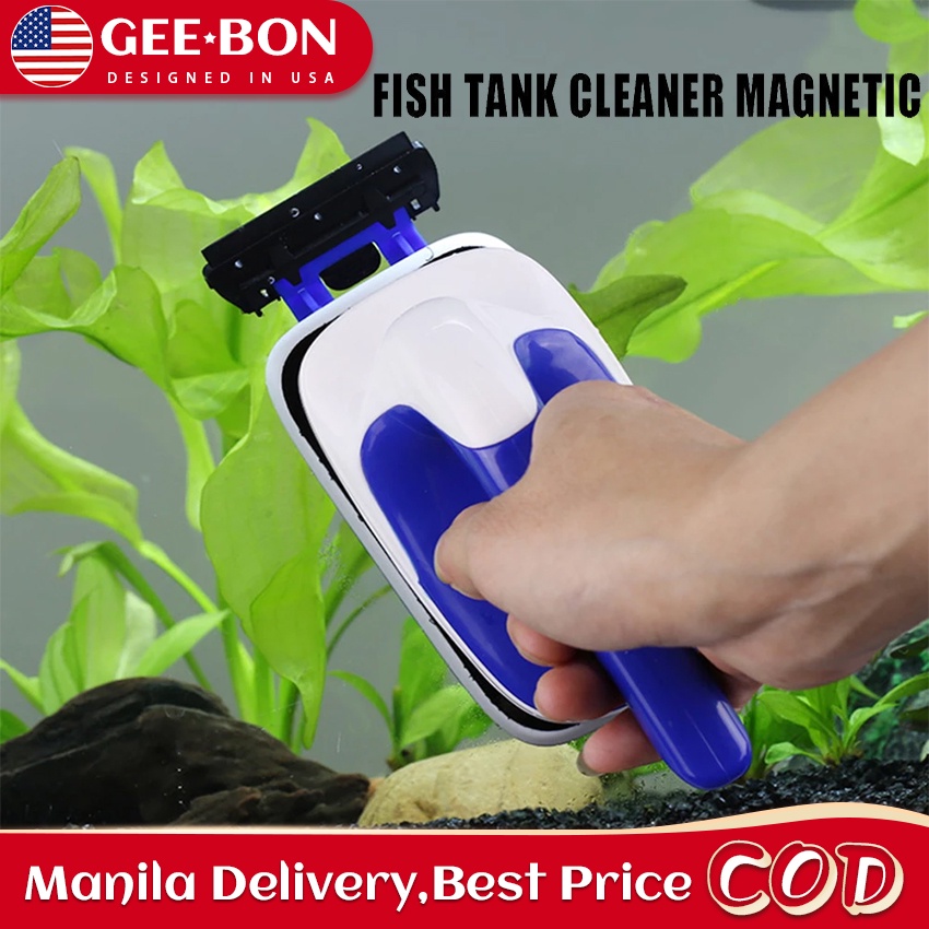 GEEBON Fish Tank Brushes Floating Glass Window Algae Scraper