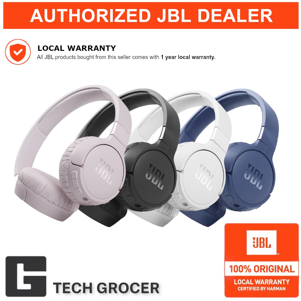 JBL Tune 660NC Active Noise-Cancelling Wireless On-Ear Headphones ...