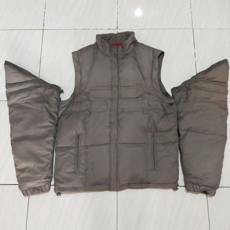 Baleno down Headdress Vest Jacket (Goose Feather) Shopee Philippines