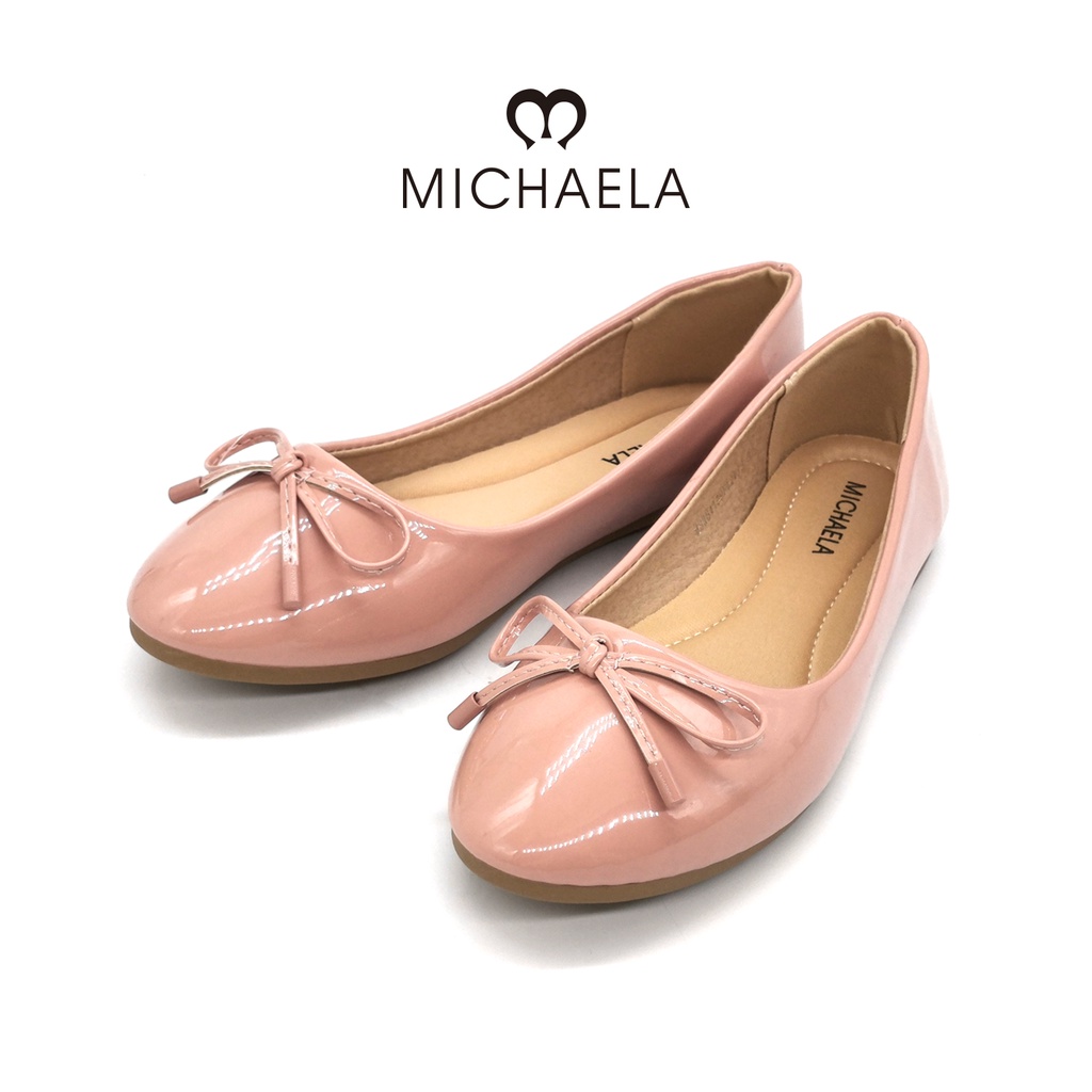 MICHEALA Minimalist Flat Shoes for Women Cute Bow Casual Ballet Flats for Work School MSH64199 2W Shopee Philippines