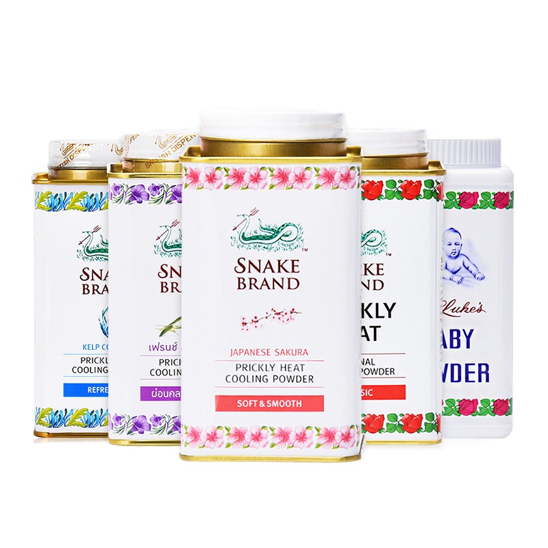 Thai version of snake powder prickly heat powder adult boys and girls