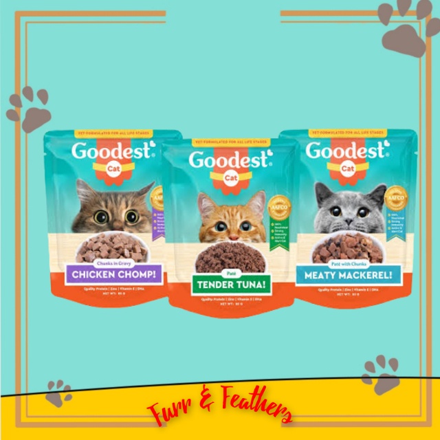 Goodest Cat food 85g Pouch [FURR&FEATHERS] Shopee Philippines