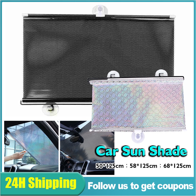 Car Windshield Sun Shade Foldable UV Protective Auto Sun Visor Car Sun ...