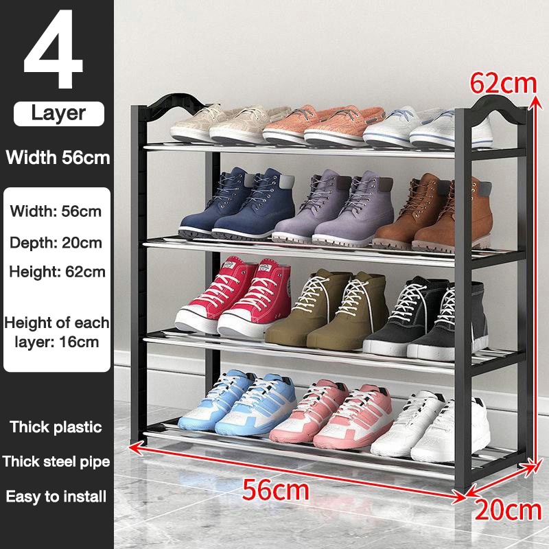 SALVO 4 layer 5 layer simple shoe rack shoe cabinet student dormitory ...