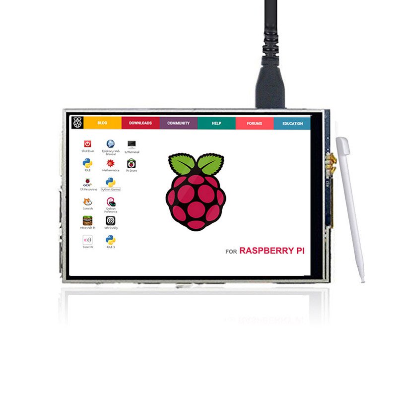 New 3.5 inch Display for Raspberry Pi 3 Touch Screen Display 480x320 ...