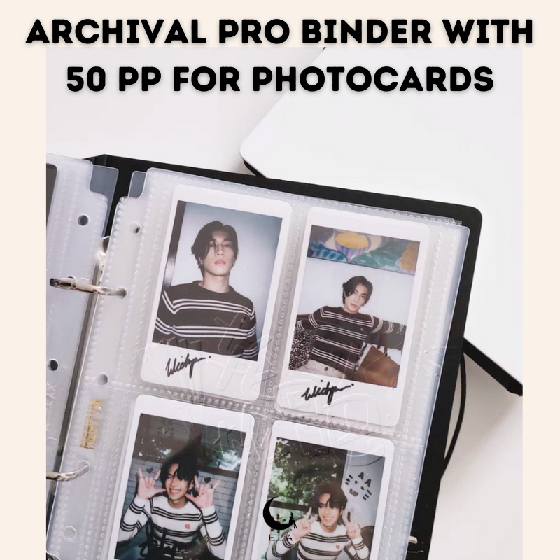 [Archival PRO] CPP/PP Pocket Page Binder for KPOP Cards Collection