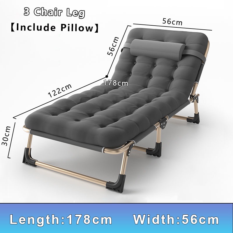 Folding Bed Single Folding Chair Heavy Duty Reclining Chair Folding ...