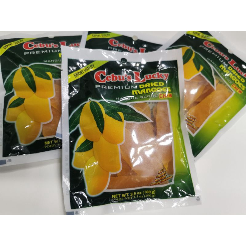 CEBU'S PREMIUM DRIED MANGO 100g Shopee Philippines