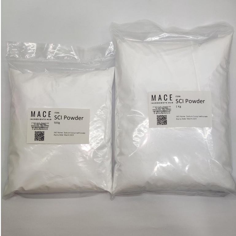 Sodium Cocoyl Isethionate, SCI Powder 85% available in 500g and 1Kg ...