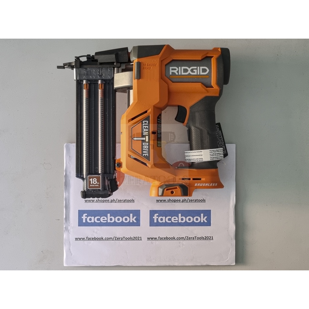 Ridgid 18Gauge Brad Nailer Tool Only Shopee Philippines