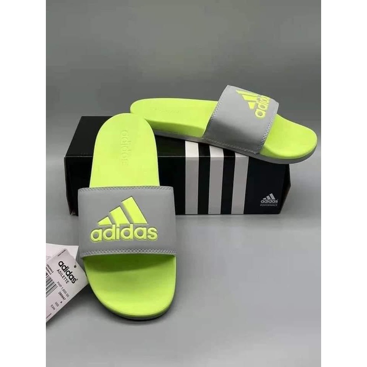 adidas adilette neon