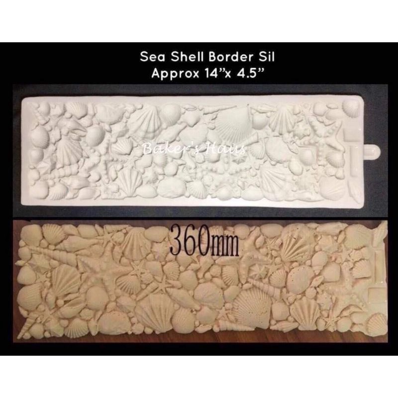 SEA SHELL BORDER SILICONE MOLD | Shopee Philippines