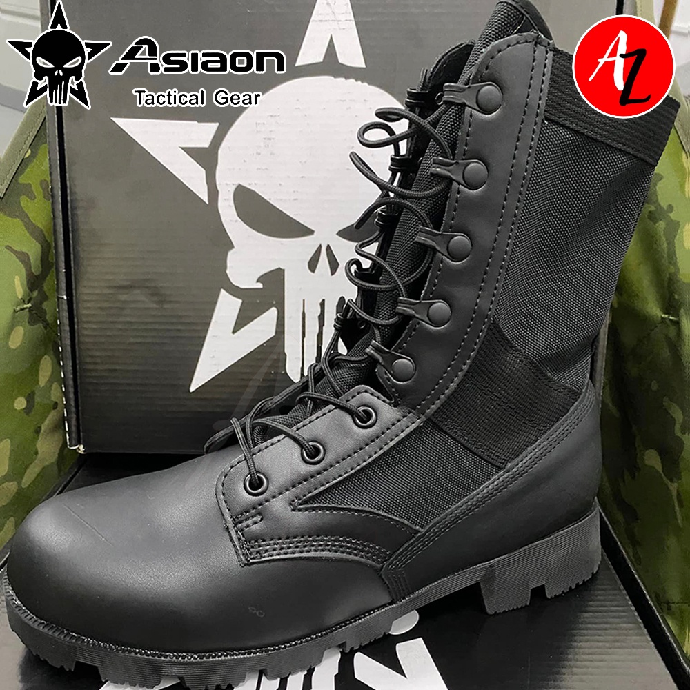 ASIAON 552 Athletic Highcut Lightweight Boots for ROTC Trainees Outdoor ...