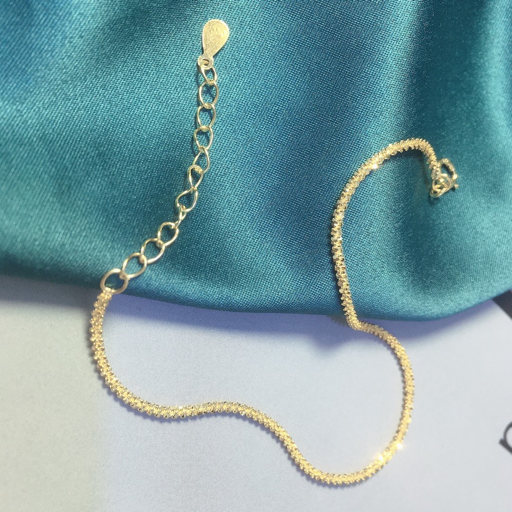 HB Jewelry AURELIA Gold Plated Twisted Chain Anklet Fashion Accessories