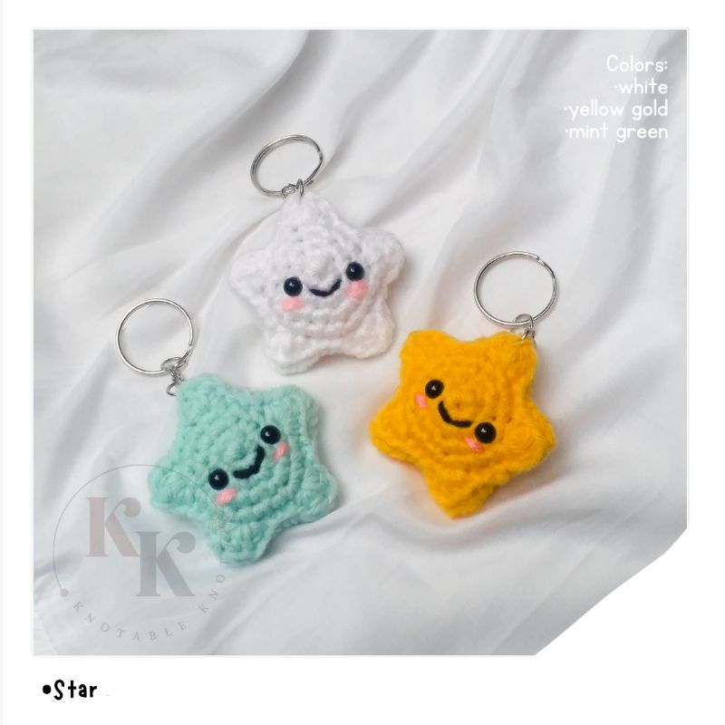 STAR CROCHET KEYCHAIN Shopee Philippines