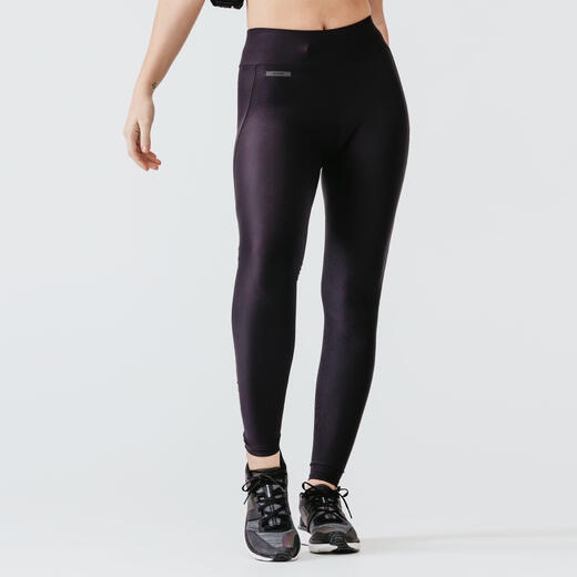 Decathlon Kalenji Women's Running Tights Run Dry black Shopee
