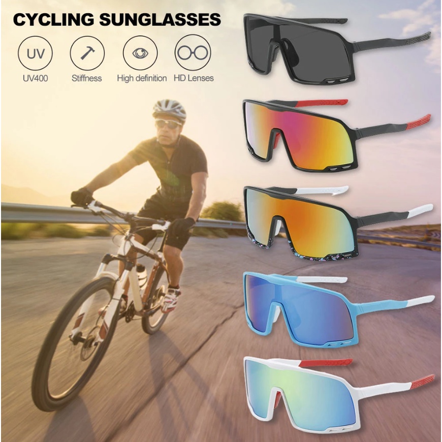 Uv400 Cycling Sunglasses Bike Shades Mtb Sports Outdoor Sunglasses