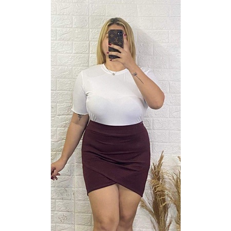 Maroon pencil cut skirt hotsell