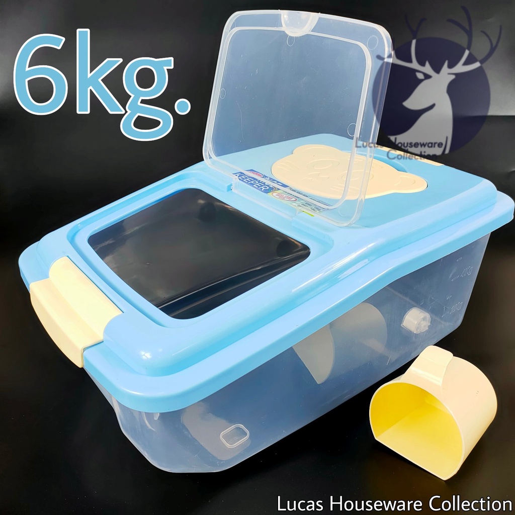 RICE KEEPER (6 KGS CAPACITY) RICE STORAGE / RICE BIN / LAGAYAN NG BIGAS ...