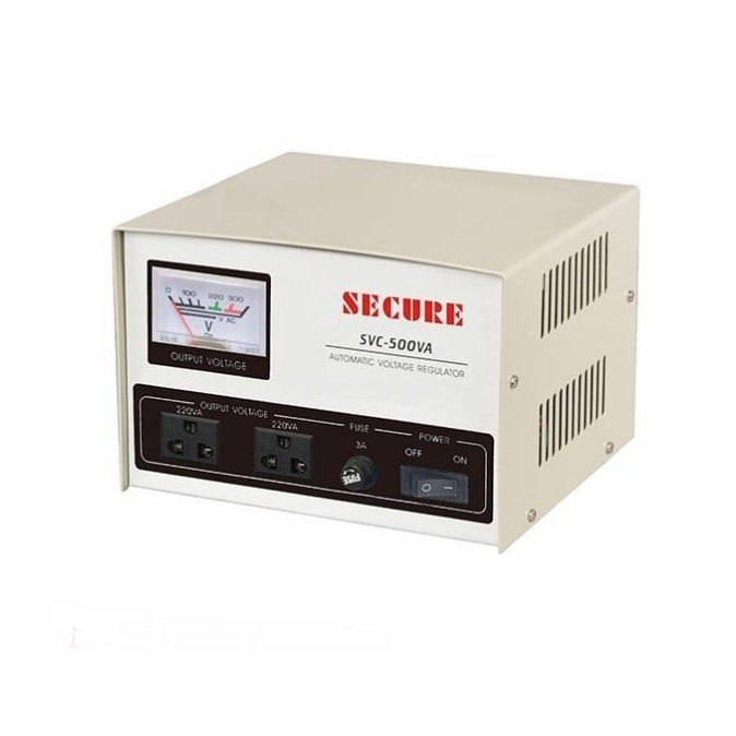 SECURE AVR W/ METER 500W (SCV-500VA) | Shopee Philippines
