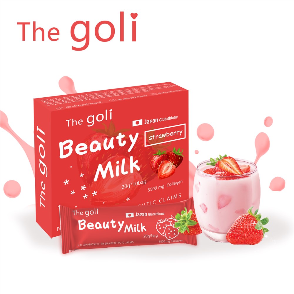 (New)Thegoli Beauty Milk Collagen Premium Japanese Glutathione ...