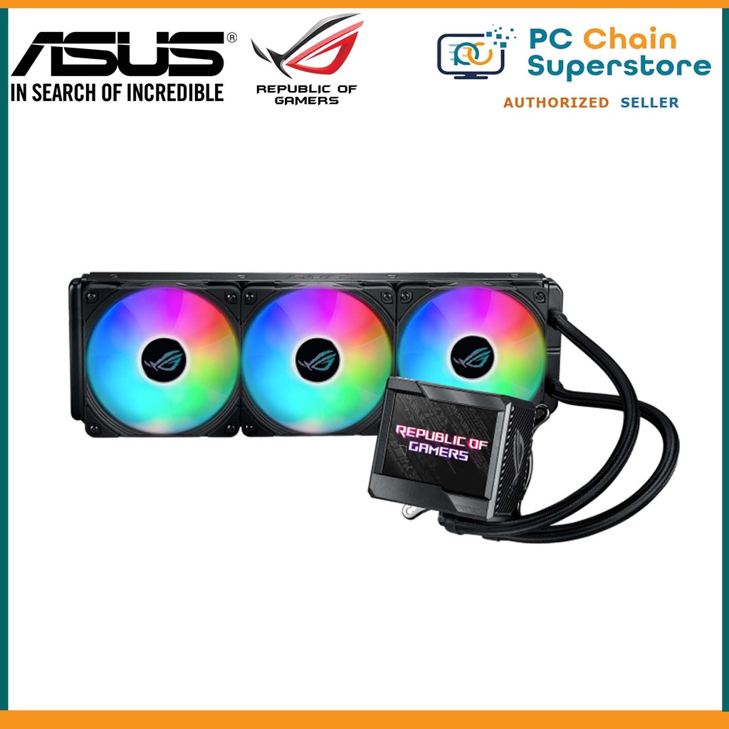 ASUS ROG Ryujin II 360 ARGB AIO 360mm liquid CPU cooler w/ 3.5