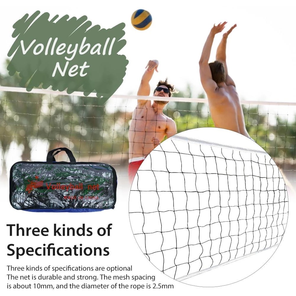 950cm x 100cm Training Volleyball Net With Organizer Pouch Bag For